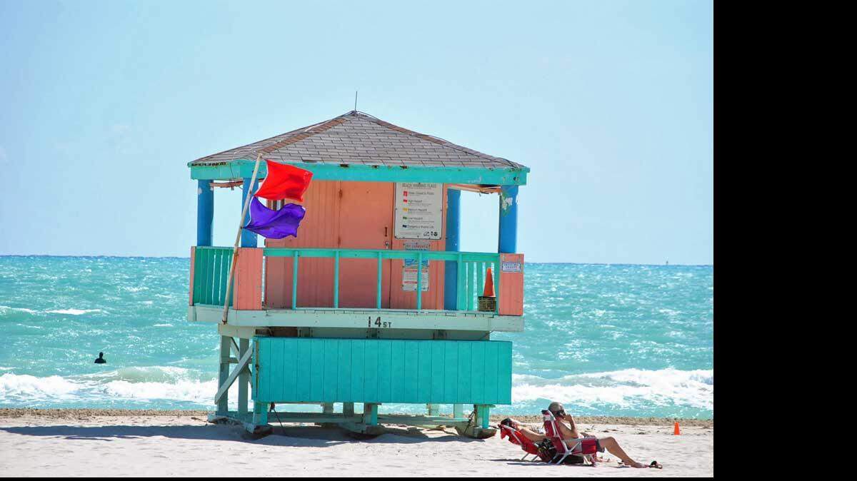 El sábado por la mañana se registrarán las temperaturas más frías con una mínima de 65 grados en Miami. 