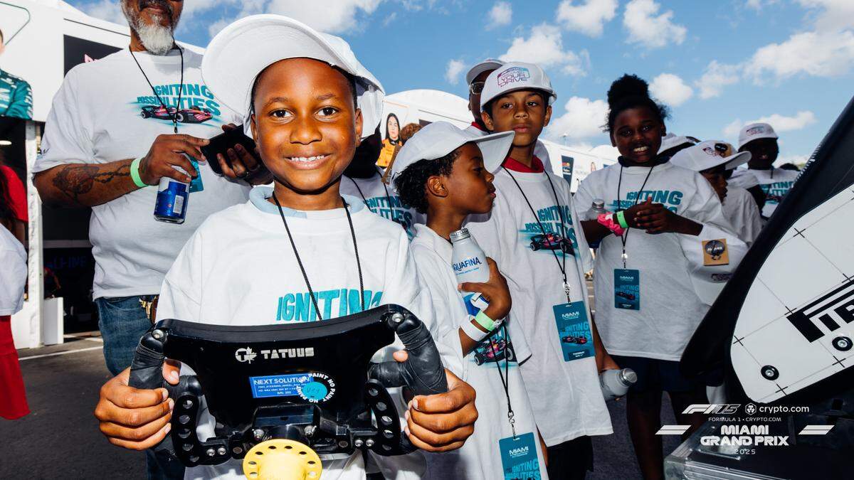 Los estudiantes de Miami Gardens y alrededores vivieron una experiencia imborrable en el campus del Hard Rock Stadium. 
