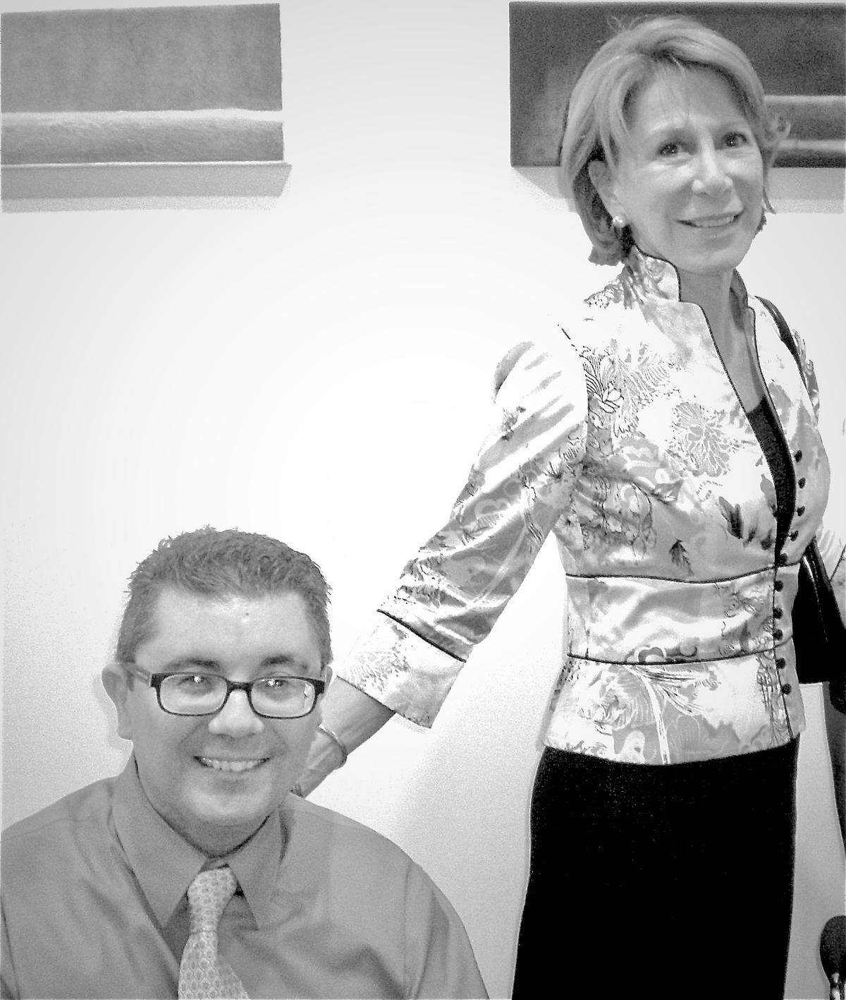 Dora Valdés-Fauli y Sebastian Spreng.