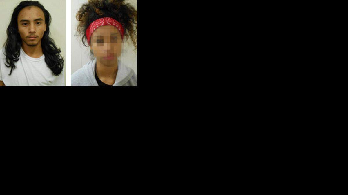 Brayan Reyes, de 18 años, y Mariely Bermudez, de 16 años.