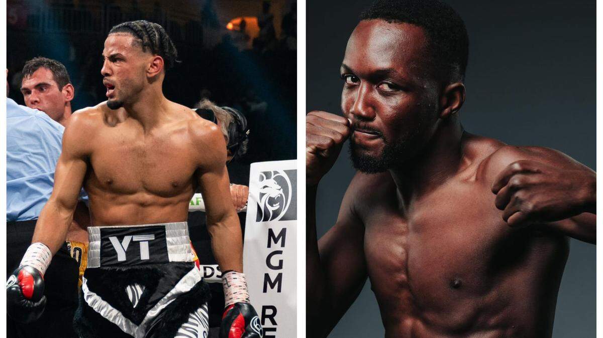 El invicto Yoenis Téllez (izq.) defenderá el título interino AMB ante el alemán Abass Baraou, según orden del organismo en una pelea que puede abrir mayor espacio al boxeador cubano. 