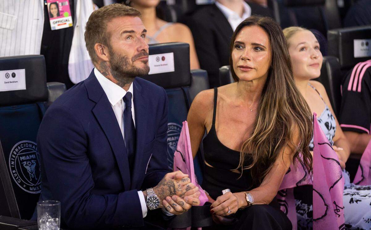 David Beckham and wife, Victoria.