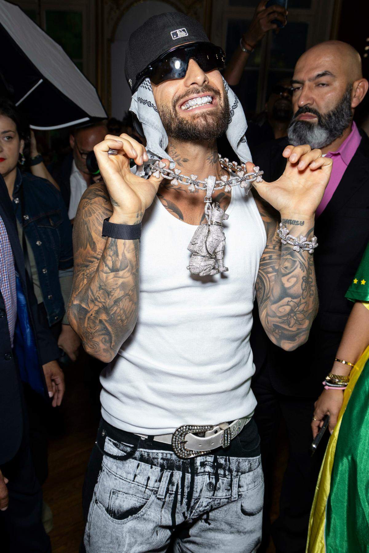 El cantante colombiano Maluma durante su participación en la semana de la moda en París, el 21 de junio de 2024.