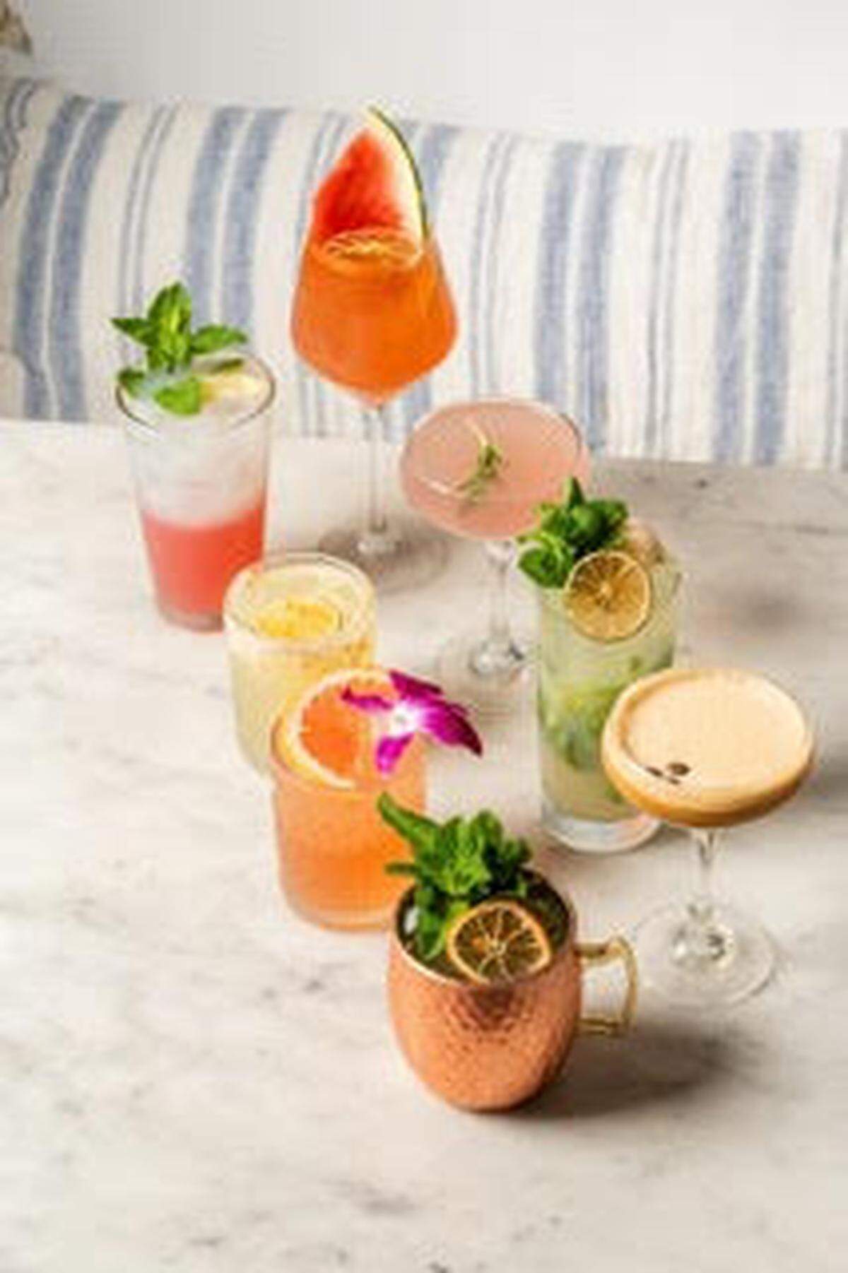 Cóctel Miracle Mile Mojito&nbsp;en Motek Coral Gables.