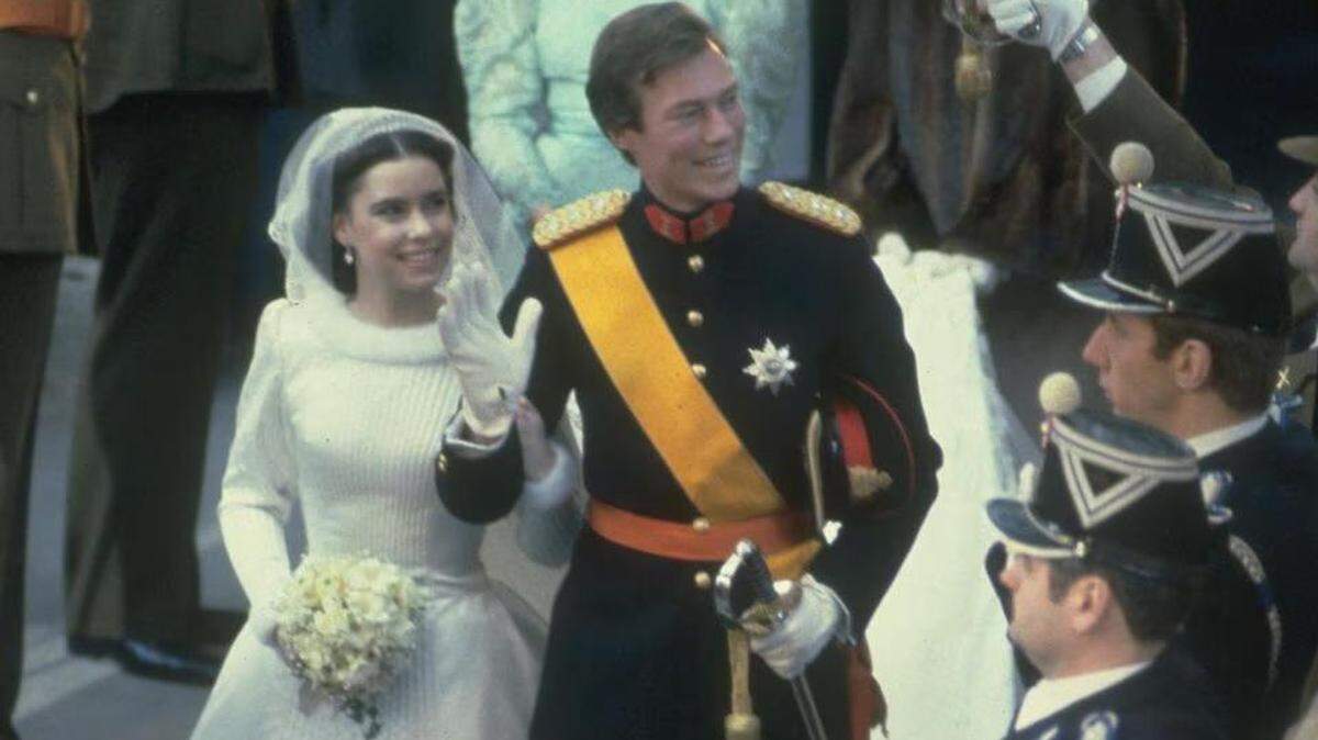 Boda de los Grandes Duques Henri y María Teresa de Luxemburgo en 1981.