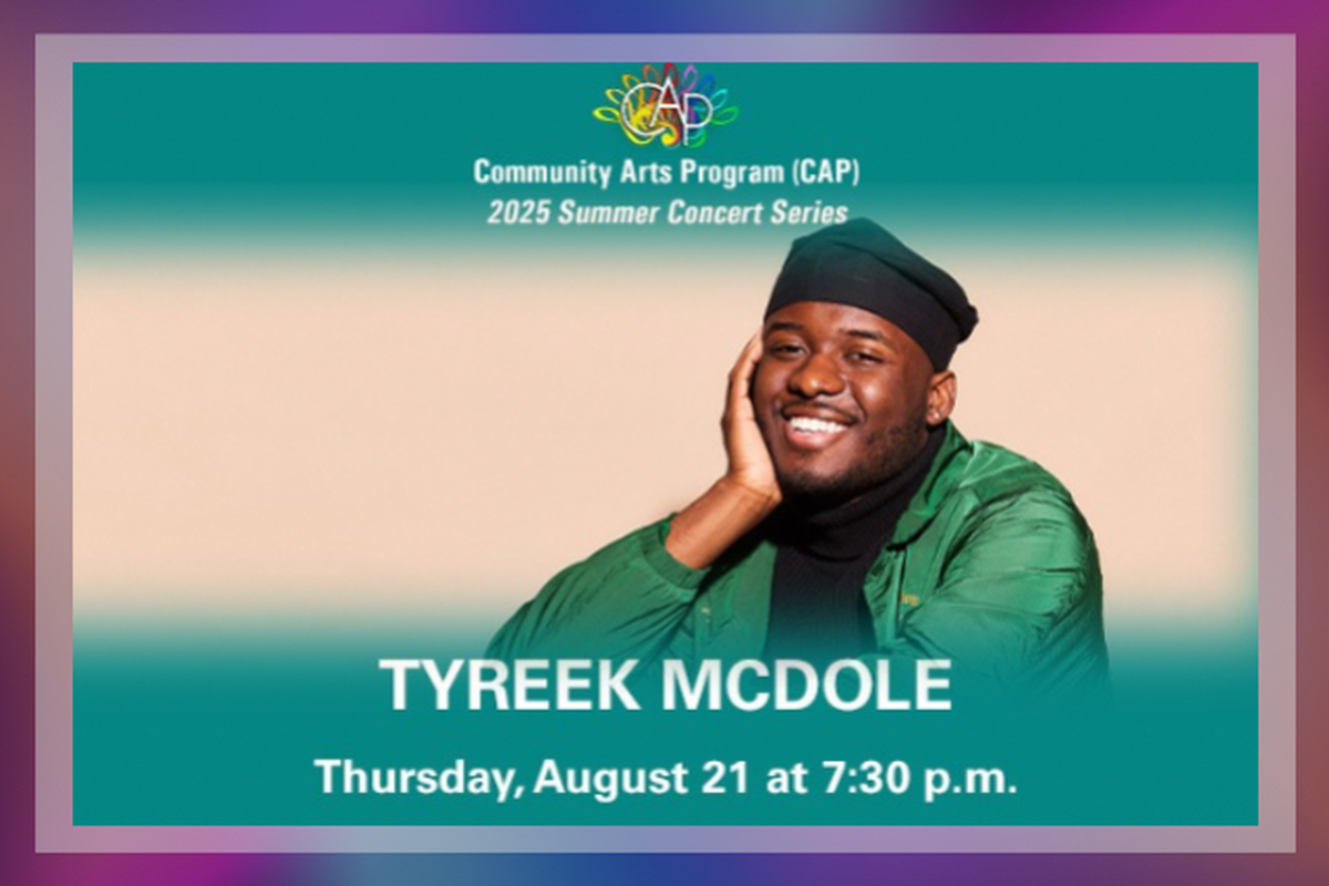 Serie de conciertos de verano CAP 2025: Tyreek McDole, en Coral Gables Congregational Church.