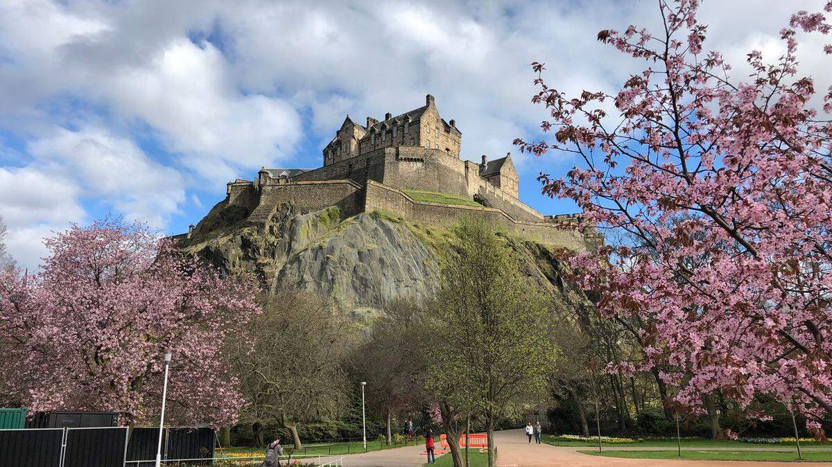 Imagen del castillo de Edimburgo.