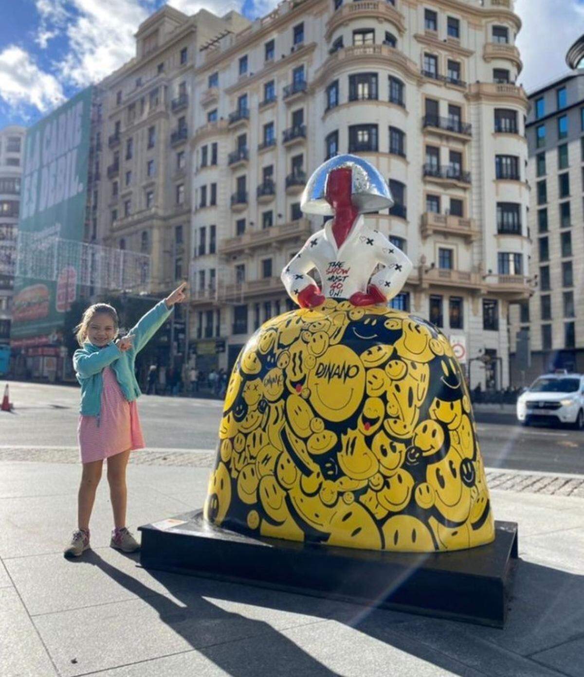 Menina ubicada en la madrileña Plaza de España.