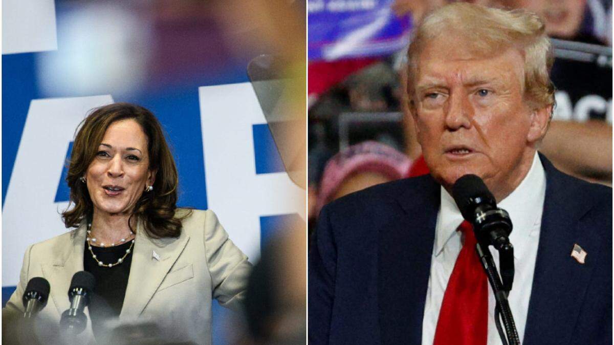 Republican nominee Donald Trump and Democratic nominee Kamala Harris