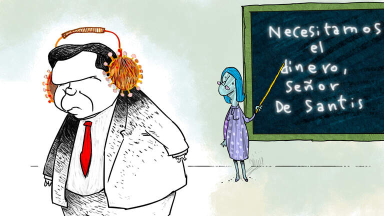 Ron DeSantis, un gobernador que ignora los riesgos del COVID
