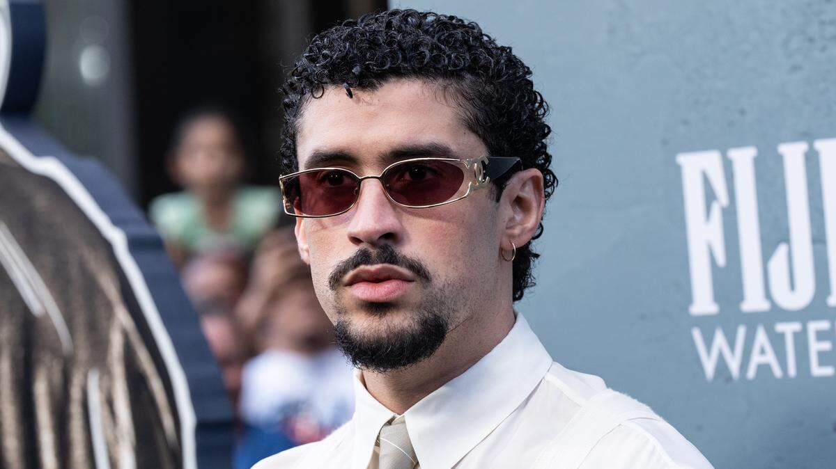 El cantante puertorriqueño Bad Bunny, cuyo nombre real es Benito Martínez Ocasio, asiste al estreno de la película “Caught Stealing”, en donde es uno de los protagonistas, el 26 de agosto de 2025, en Nueva York.
