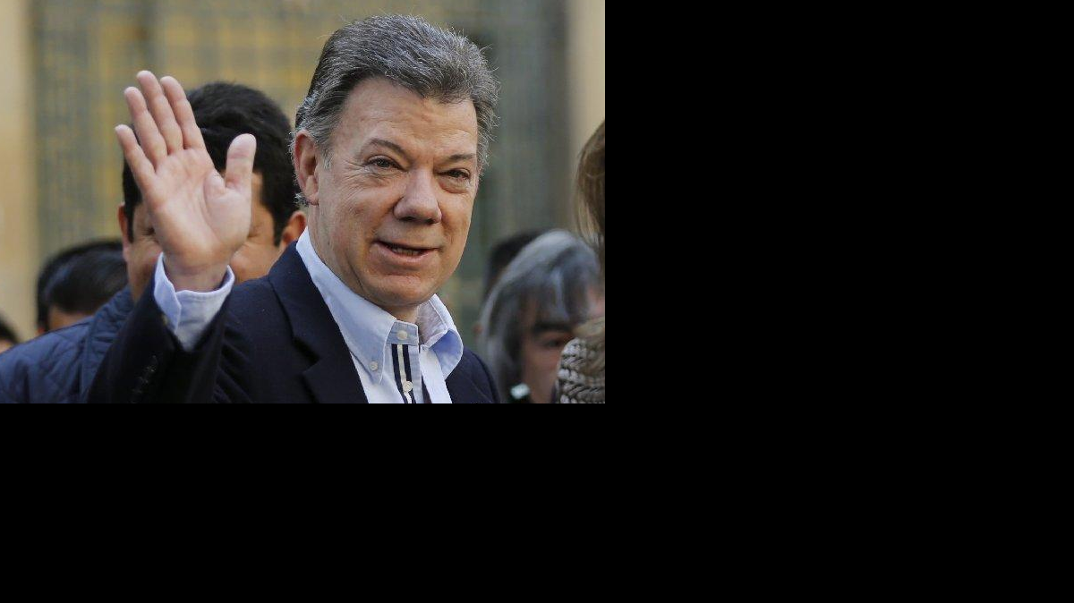 El presidente de Colombia Juan Manuel Santos. 