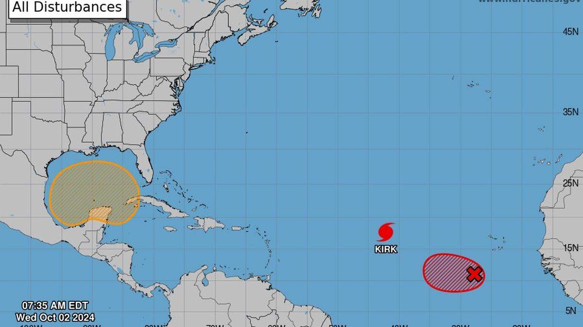 Un sistema podría formarse en el Golfo de México y amenazar a Florida.