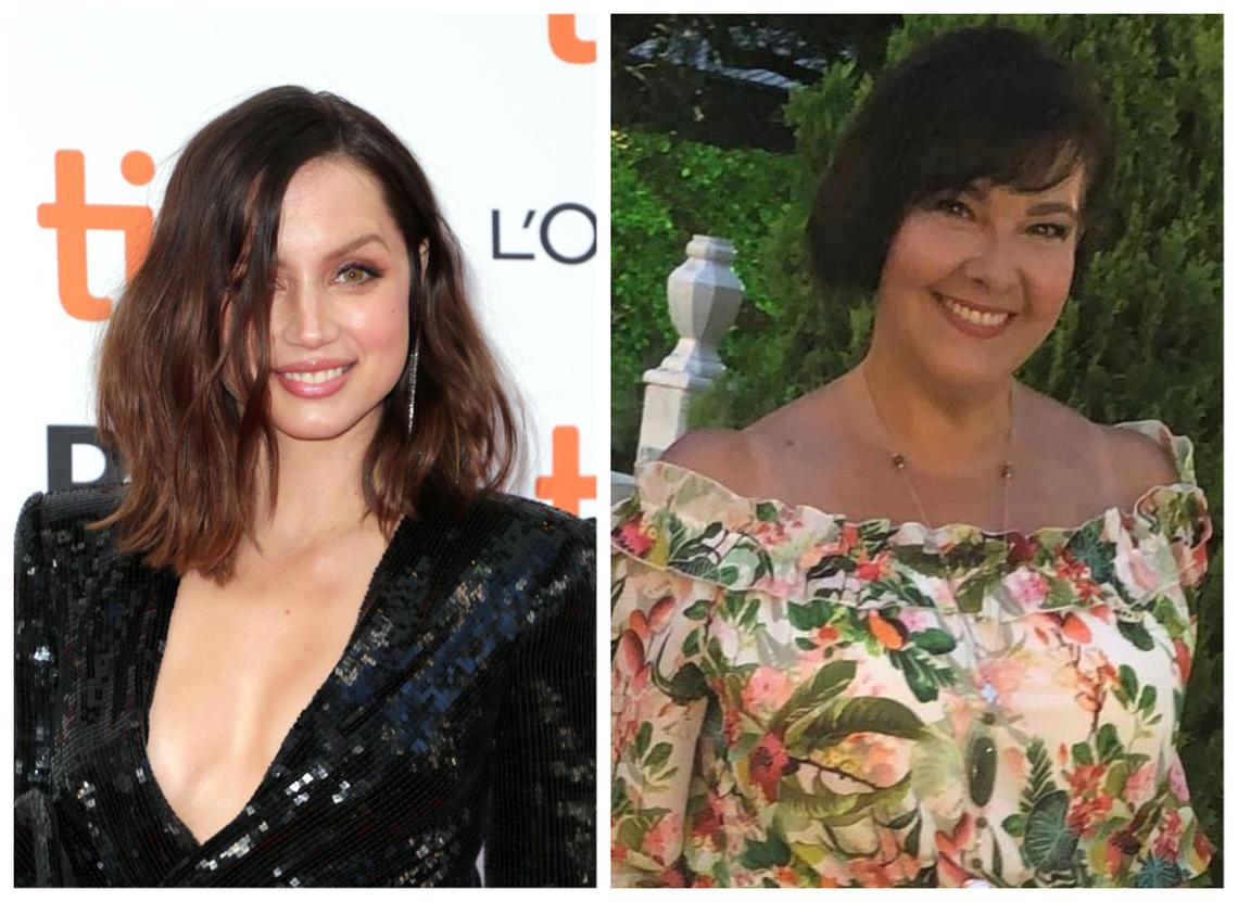 La actriz Ana de Armas (izq.) interpreta a Ana Margarita Martínez (der.), quien fue traicionada por el espía Juan Pablo Roque.