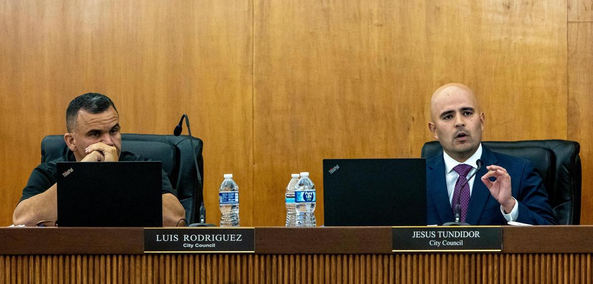 Councilman Jesús Tundidor explains why he sponsored a resolution to condemn Councilman Bryan Calvo.