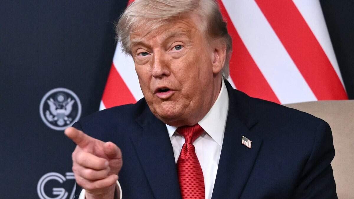 US President Donald Trump speaks during a bilateral meeting with Egypt's President on the sidelines of the G7 summit, in Evian, eastern France, on June 17, 2026. A G7 summit is set to take place June 15 to 17 in the French town of Evian-les-Bains near Switzerland and it will be attended by country leaders as well as the EU's foreign policy chief and ministers from Brazil, Canada, the United Arab Emirates and Turkey. (Photo by Mandel NGAN / AFP via Getty Images)