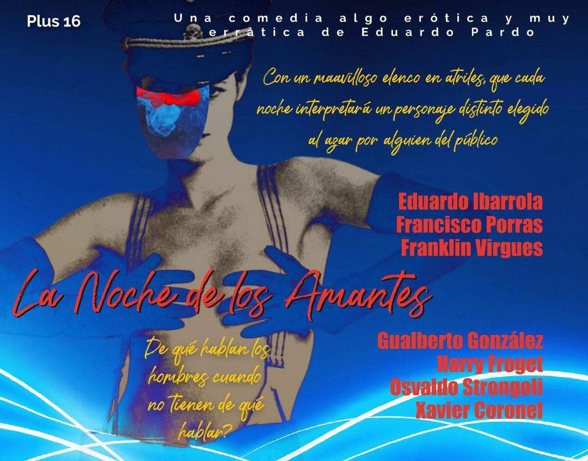 Comienza el año con el ciclo de teatro que presentará la obra “La Noche de los Amantes” del escritor y director Venezolano Eduardo Pardo.