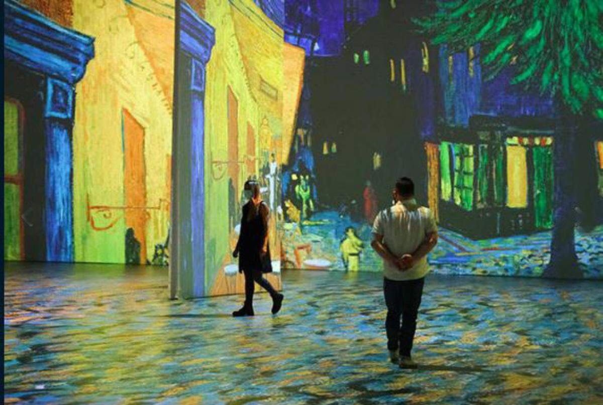 Exposición 'Beyond Van Gogh' en los prestigiosos Ice Palace Studios.