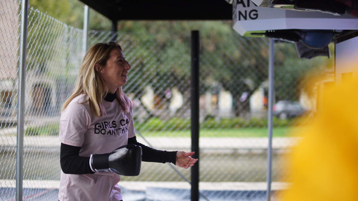 Imagen de la boxeadora Jennifer Miranda.