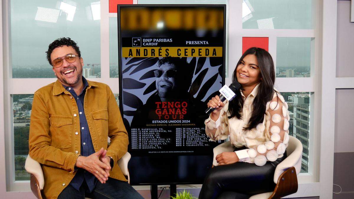 Entrevista con Andrés Cepeda en Brickell, Miami el jueves 11 de enero de 2024.