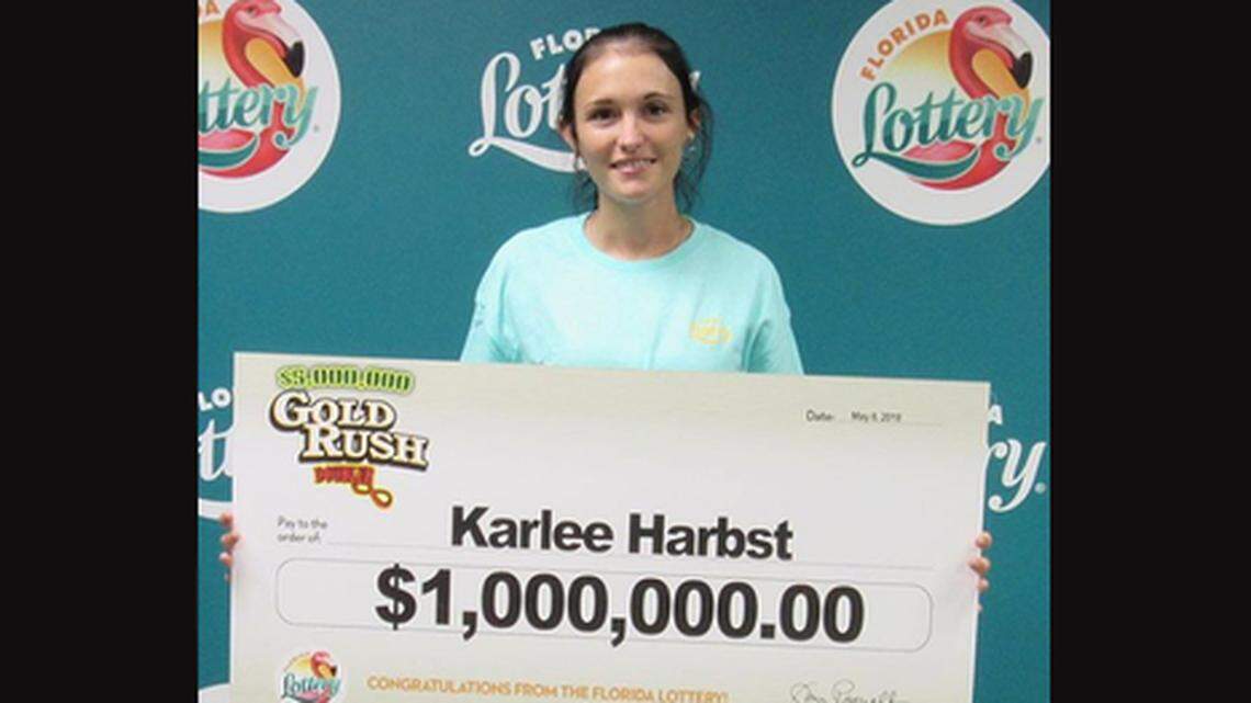 Karlee Harbst, then 26, was the winner of a $1 million prize in a Florida Lottery scratch-off game for a ticket she bought at a Circle K in  Port Orange, Florida, in 2018.