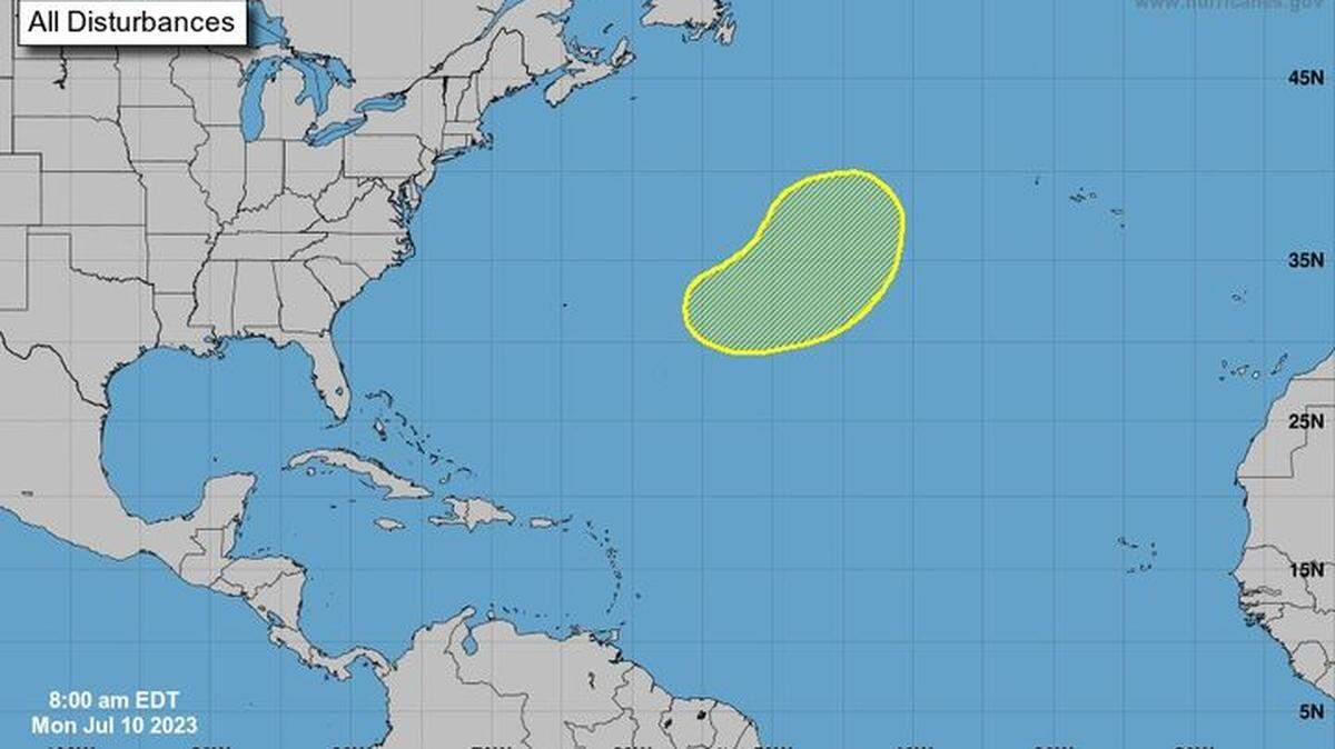 Pronostican formación de una zona de baja presión que podría convertirse en un sistema tropical.