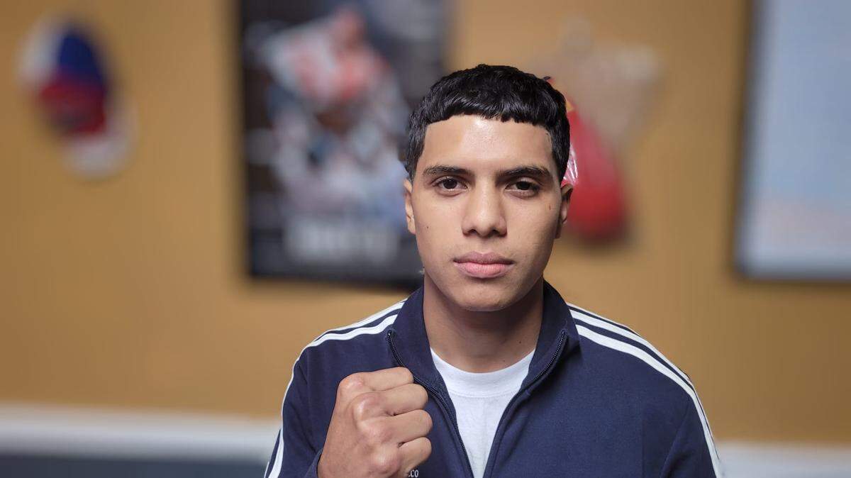 El joven boxeador nicaragüense Jordan Orozco sube al ring este 26 de abril en Miami.