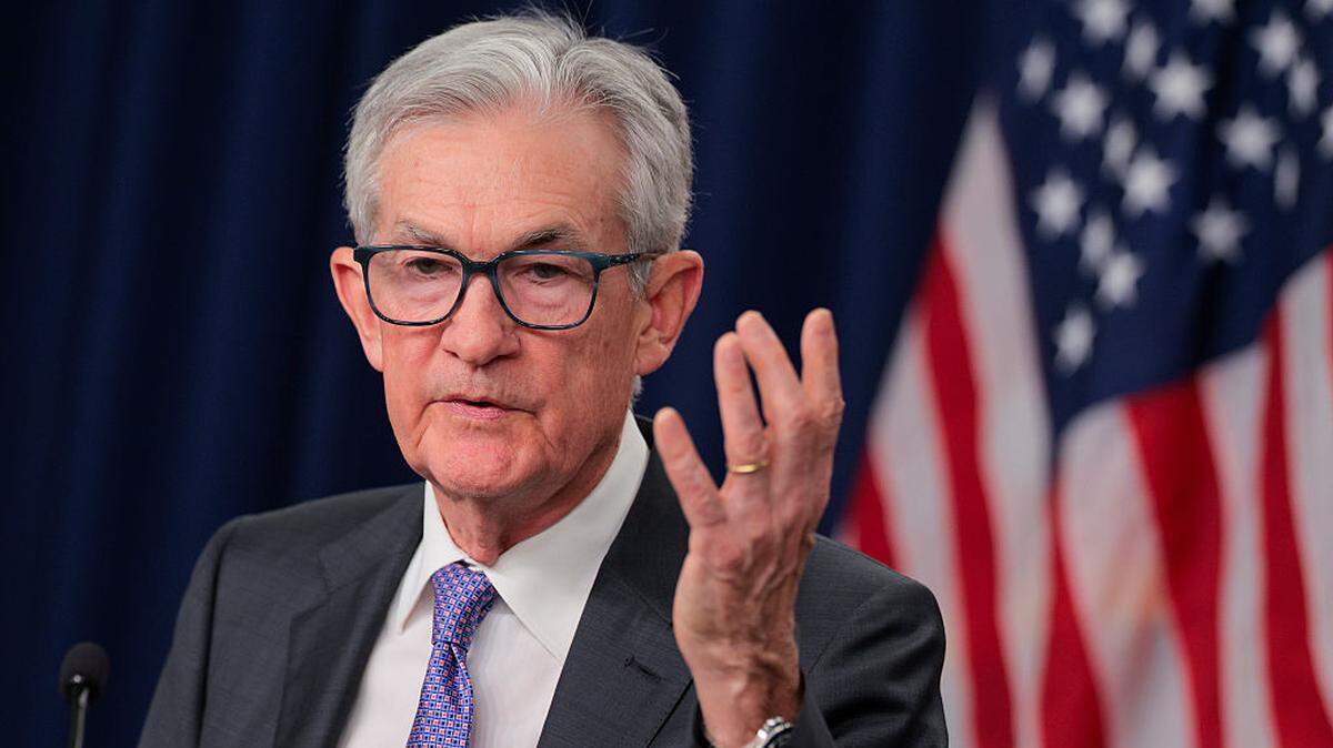 El presidente de la Reserva Federal, Jerome Powell, habla durante una conferencia de prensa tras la reunión del Comité Federal de Mercado Abierto en la Reserva Federal el 10 de diciembre de 2025 en Washington, DC.