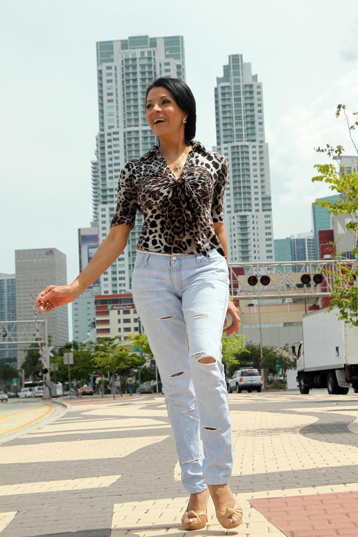 La cantante cubana Farah María fotografiada por el Nuevo Herald en Miami en mayo del 2011. Farah falleció el 30 de diciembre en La Habana.