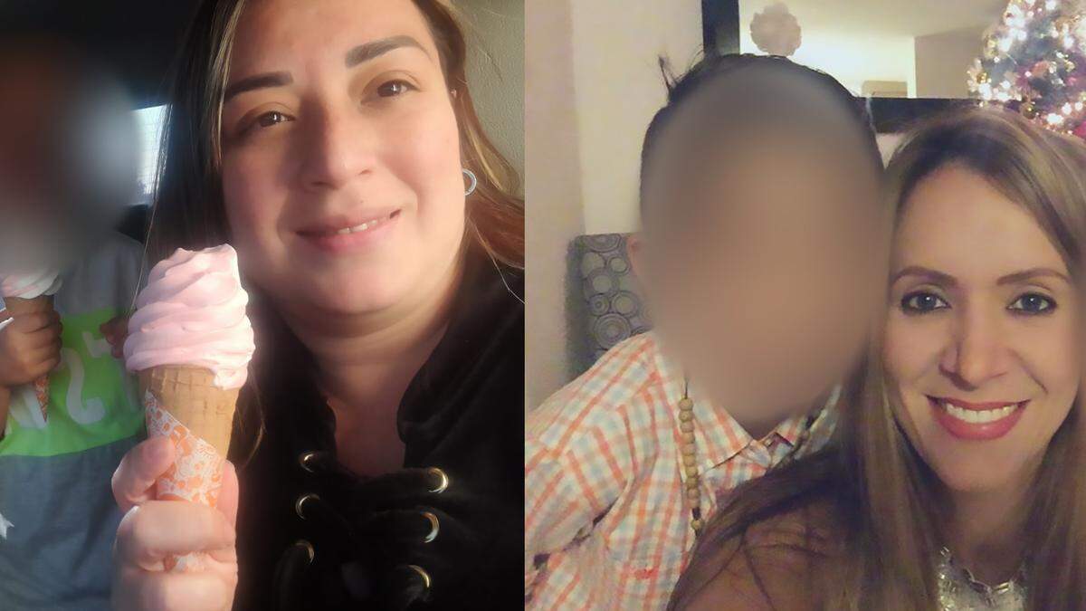 Rossana Pérez (izq.) y Verónica Tescari son dos de las muchas madres venezolanas inmigrantes que luchan en Estados Unidos por recuperar a sus hijos que sus ex parejas los han apartado de ellas.
