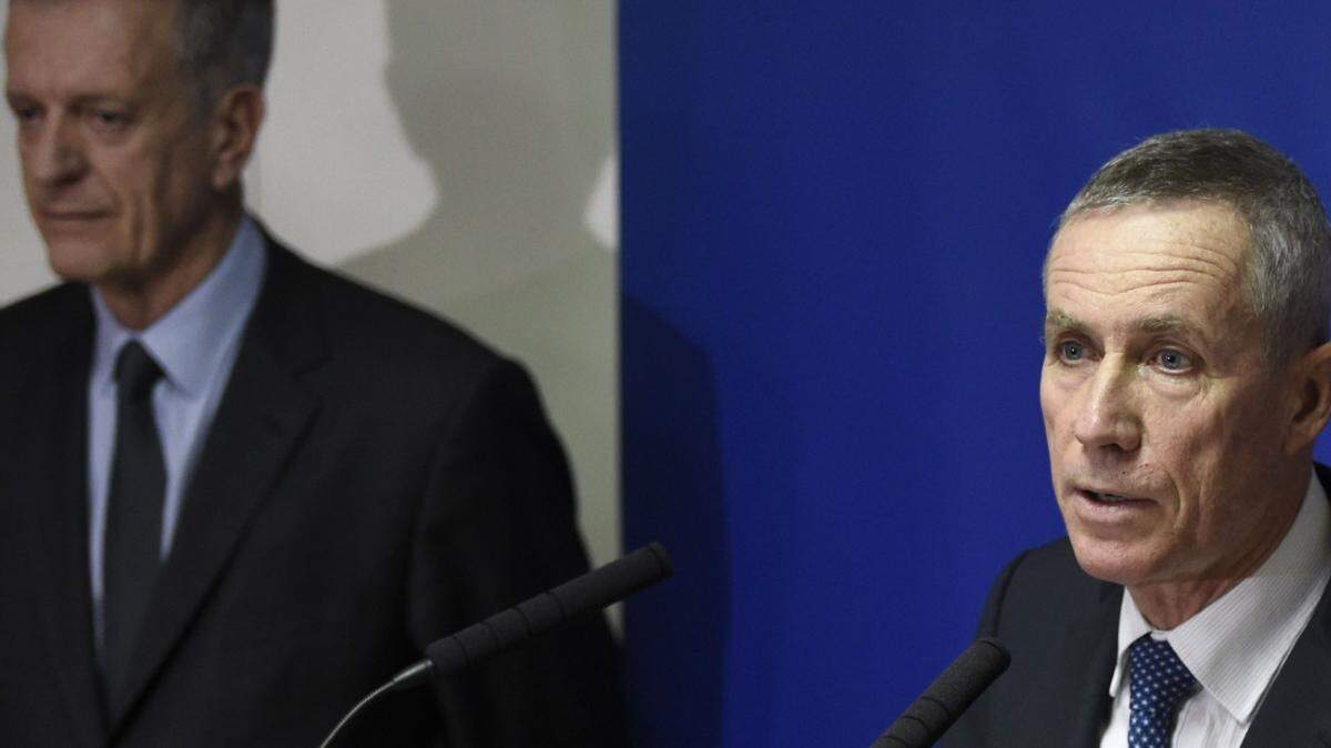 El fiscal de París, François Molins durante una rueda de prensa celebrada en París el miércoles. 