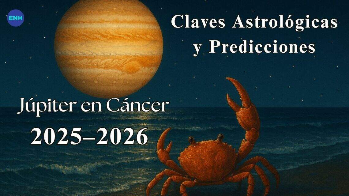 Júpiter en Cáncer 2025–2026: claves astrológicas y predicciones