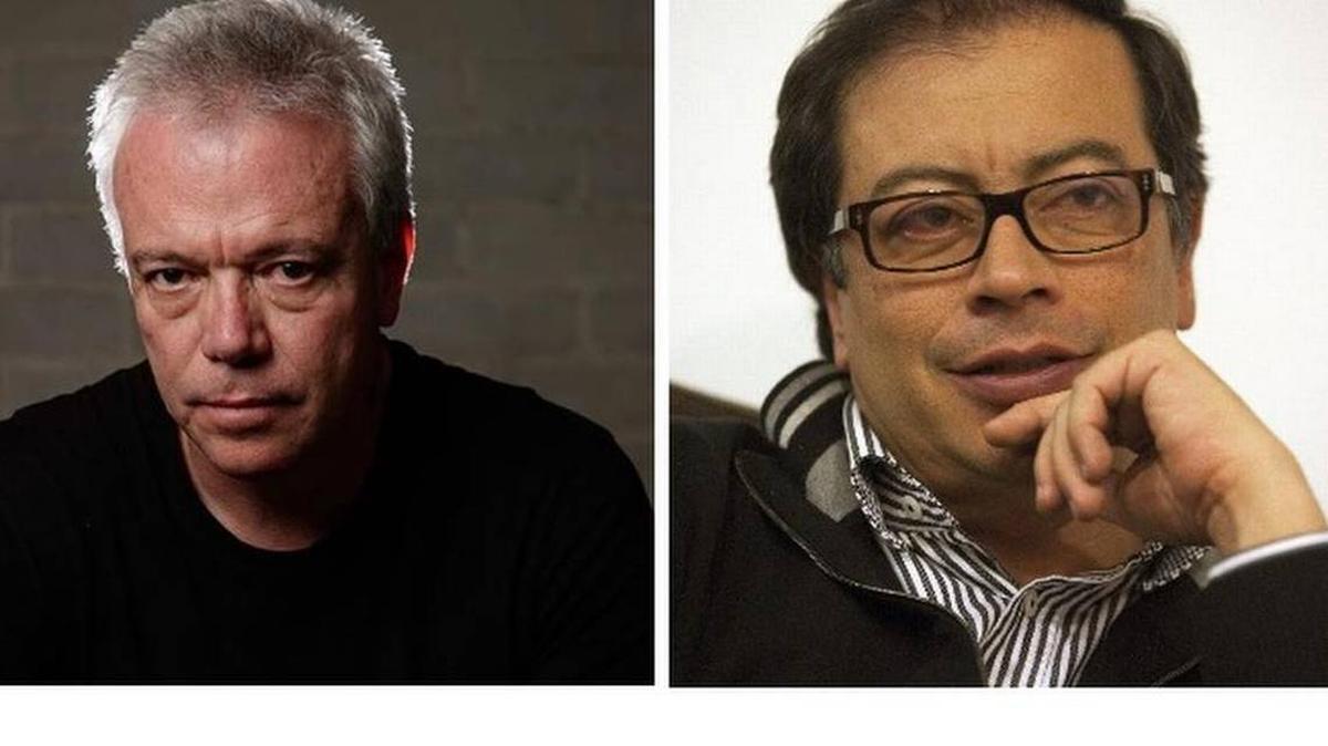 John Jairo Velásquez, ‘Popeye’, amenazó en su cuenta de Twitter al candidato de izquierda colombiano Gustavo Petro (der.)