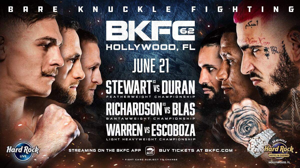 No sorprende que el evento BKFC 62 va a estar liderado por dos peleadores cubanos que discutirán fajas mundiales y que cuentan ya con un seguimiento que ya desearían para sí muchos boxeadores locales.
