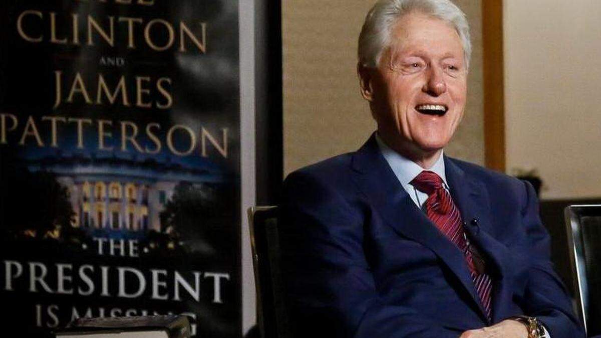 En este lunes, 21 de mayo de 2018, el ex presidente Bill Clinton habla durante una entrevista sobre una novela que escribió con James Patterson, "The President is Missing", en Nueva York.