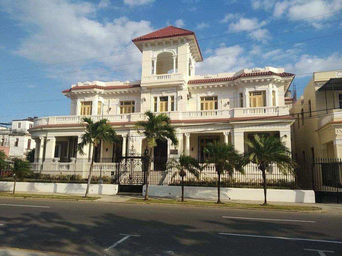 Casa de Bernardo Solís Alió, actual sede de la Unesco en La Habana.