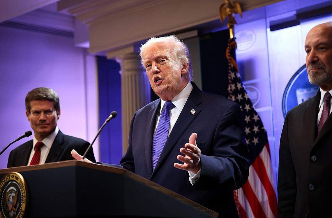 Trump visits GA, talks elections, tariffs & more. Here’s what he said vs what the record shows