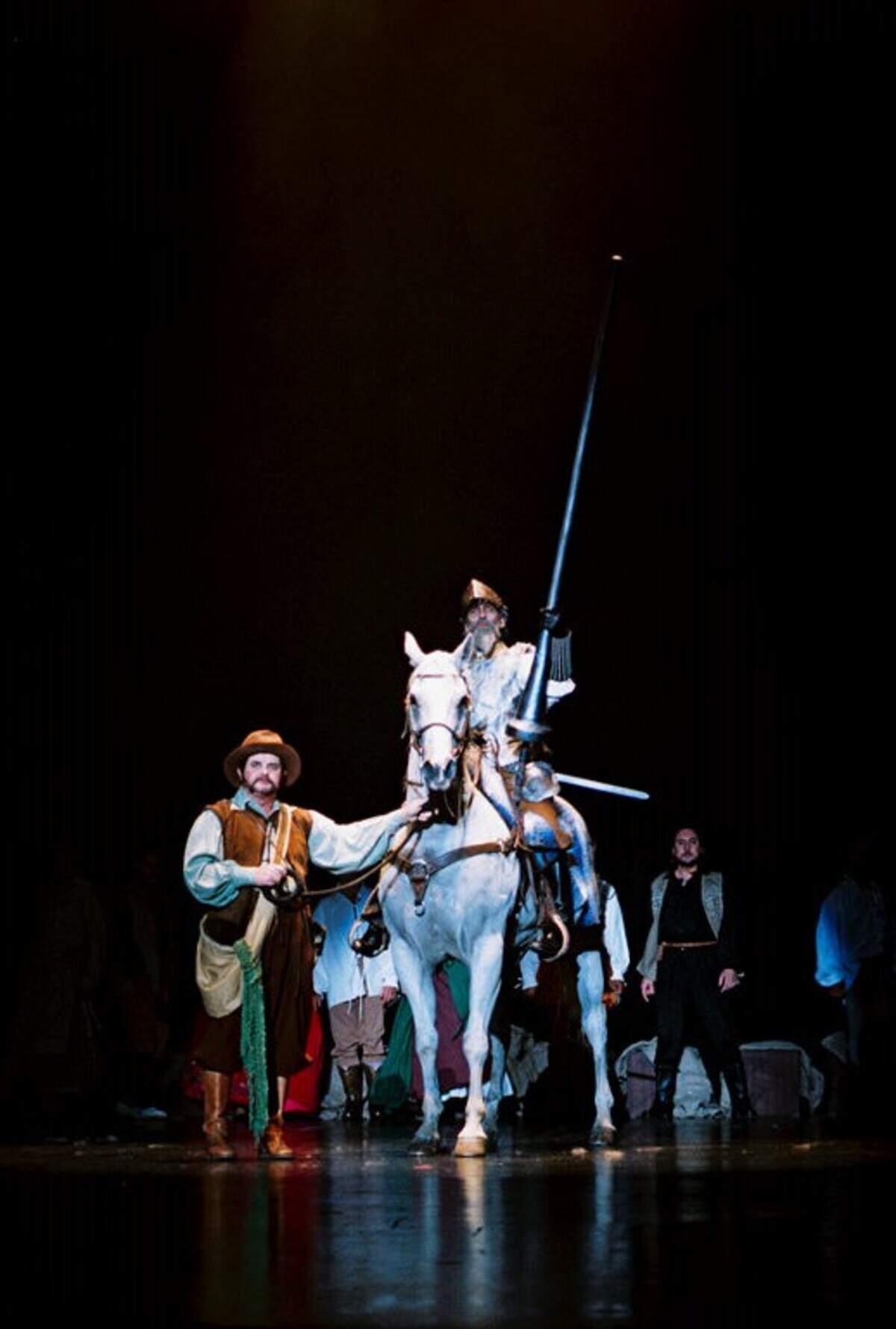 ‘El hombre de La Mancha’, actores Jorge Hernández y Sergio Doré, Miami 2006.