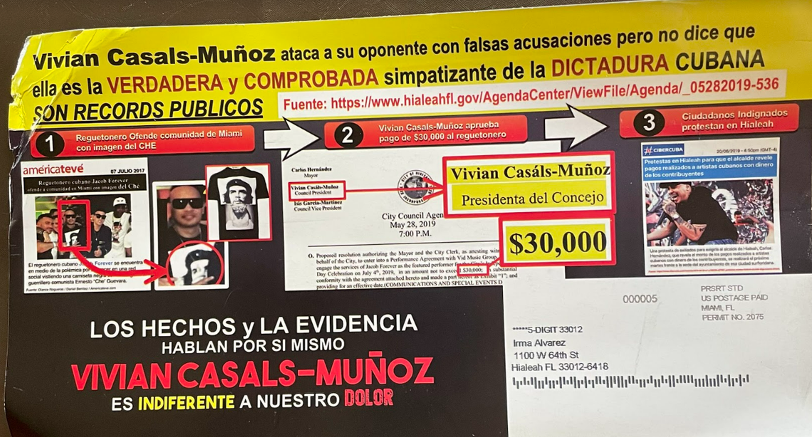 Durante la campaña por el asiento IV de Hialeah la concejal interina Vivian Casáls-Muñoz fue acusada de ser “comunista”