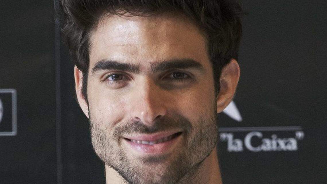 El modelo cubanoespañol Juan Betancourt en el Festival de Cine de Málaga, donde se presentó el filme 'Las leyes de la termodinámica', con el que debuta en el cine.