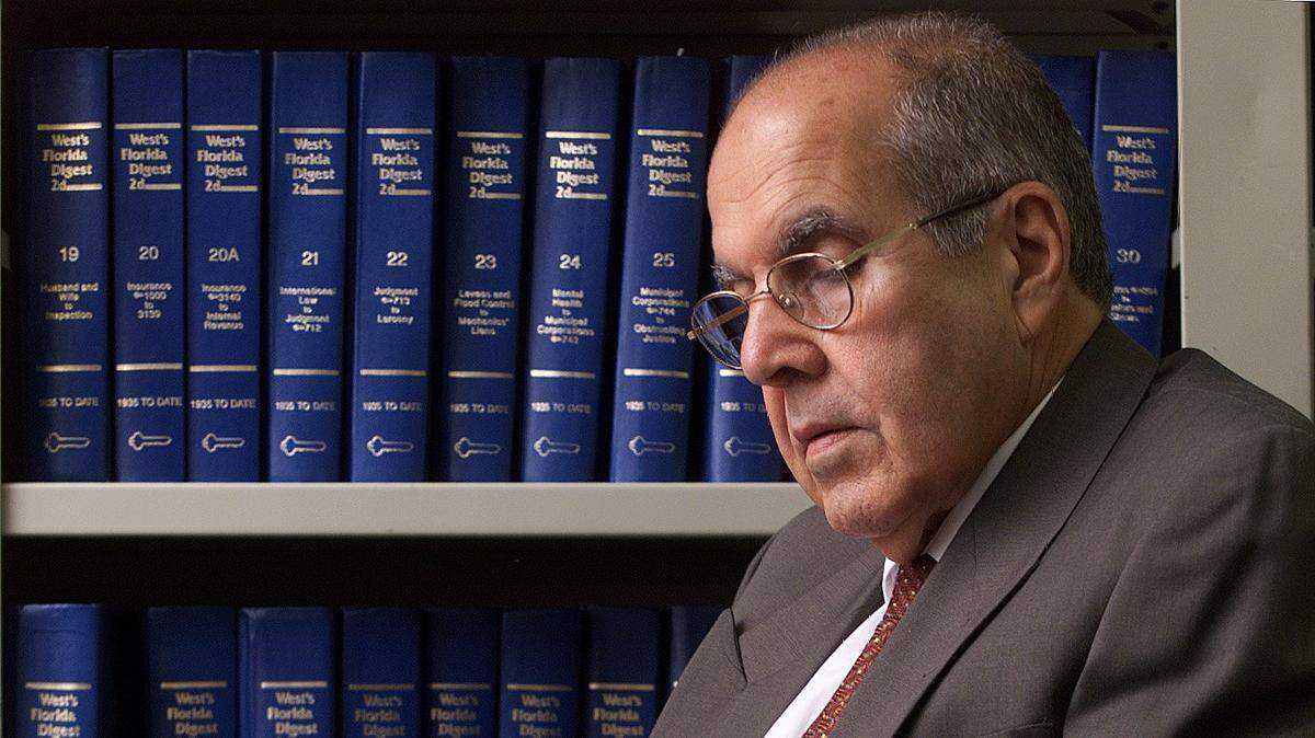 Miami lawyer Osvaldo Soto, pictured here in 1999, died in 2021. On March 18, 2025, Miami-Dade County commissioners voted to name the new civil courthouse after him.