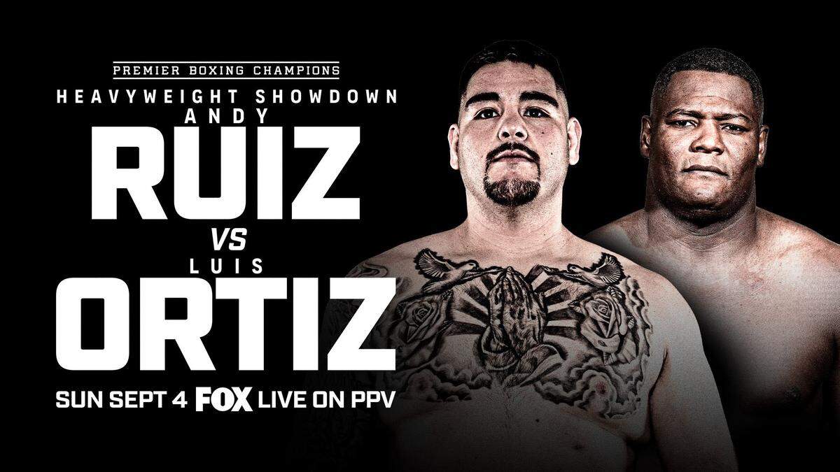 La pelea entre Luis Ortiz y Andy Ruiz será el 4 de septiembre.