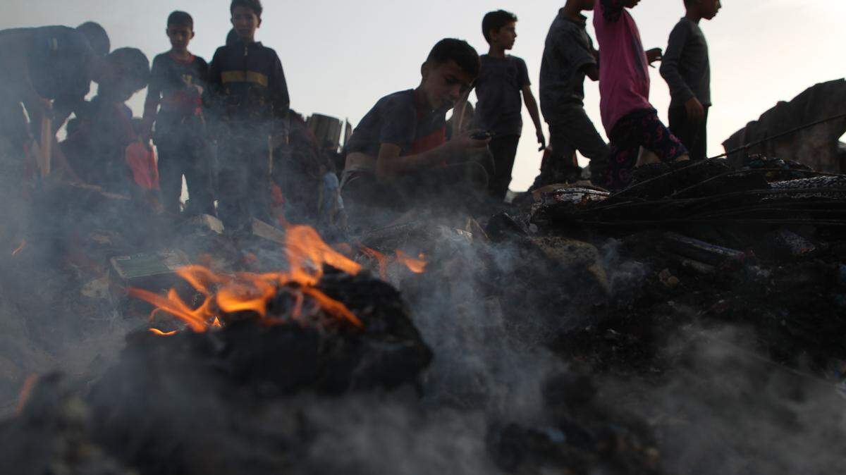 Israel attacked a tent camp in Rafa on May 26.