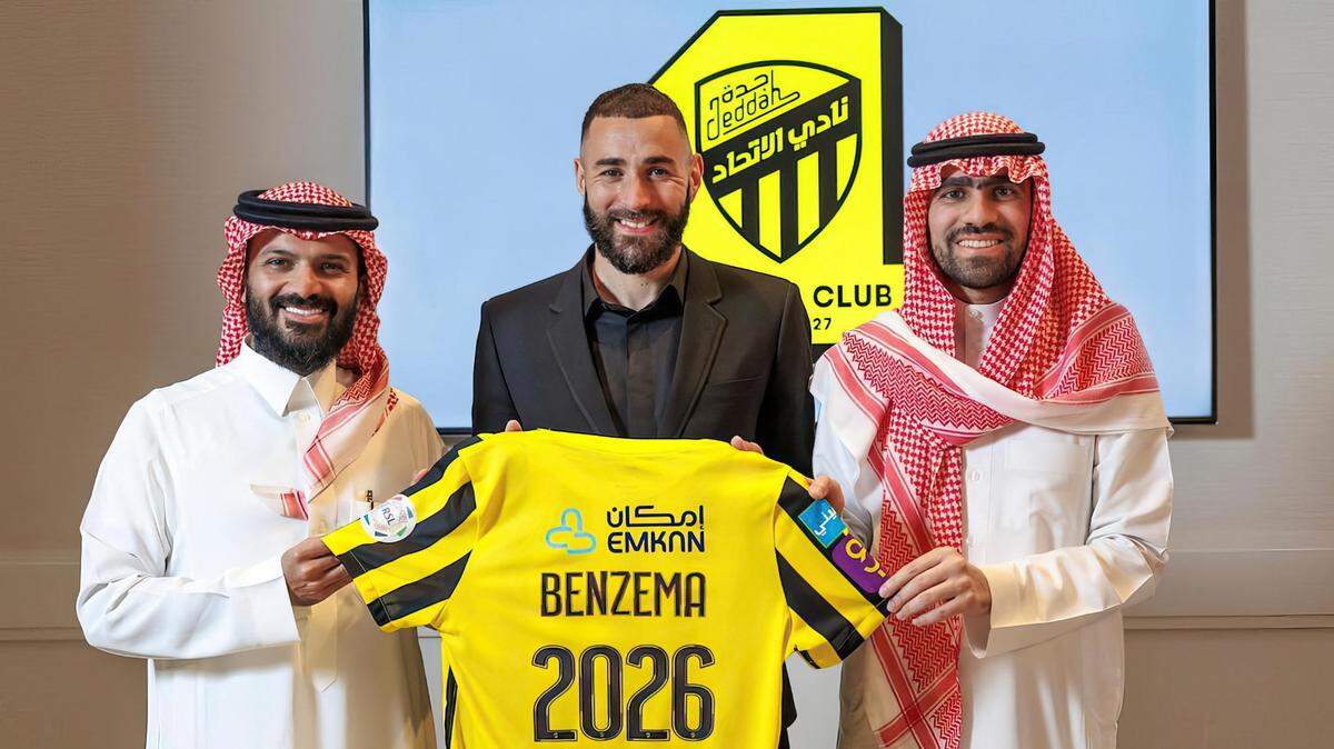 Karim Benzema es uno de los grandes fichajes para la venidera liga saudí que arranca el viernes.