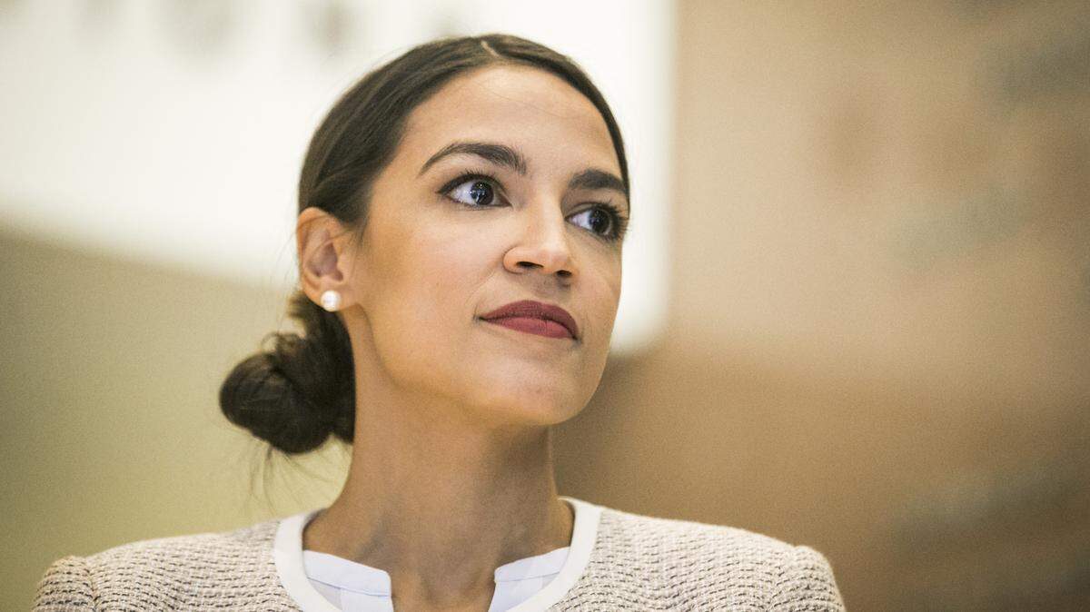 Alexandria Ocasio-Cortez, autodenominada socialista democrática de Nueva York.