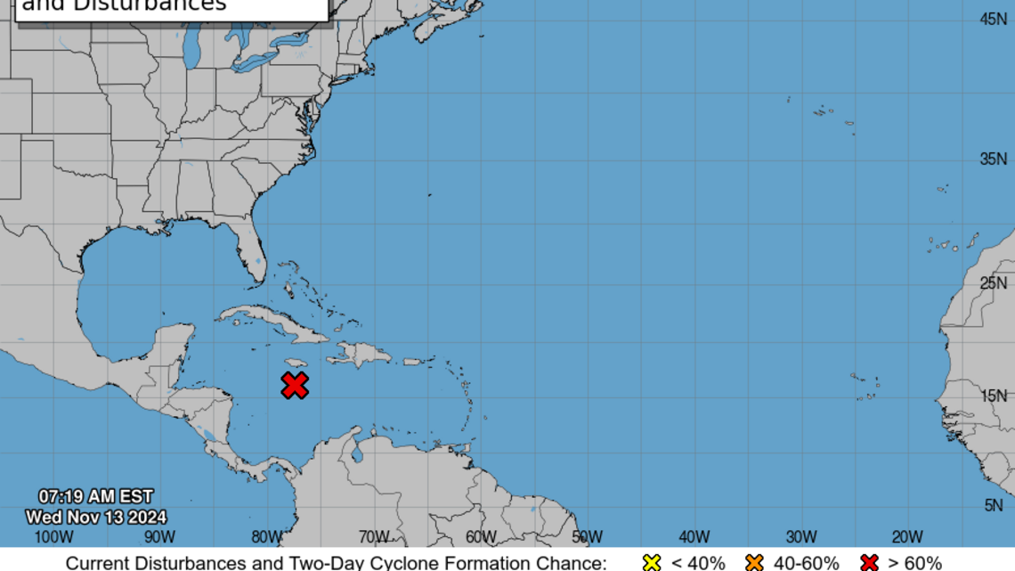 Estos países de Centroamérica están bajo vigilancia de huracán por sistema en el Caribe