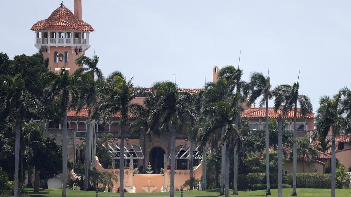 FILE - President Donald Trump’s Mar-a-Lago estate is shown in a Wednesday, July 10, 2019 file photo, in Palm Beach, Fla. A Florida legislator wants President Donald Trump’s Mar-a-Lago club punished for hosting a New Year’s Eve party where few of the 500 guests wore masks in possible violation of local coronavirus ordinances. Democratic state Rep. Omari Hardy said Monday, Jan. 4, 2021 that Palm Beach County must take action against Mar-a-Lago out of fairness both to local businesses that have obeyed the ordinance and those punished for violating it.