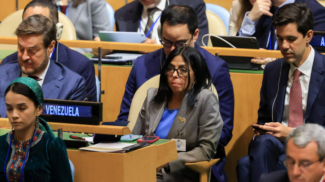 Trump dice que habló con Delcy Rodríguez sobre elecciones en Venezuela durante su reunión