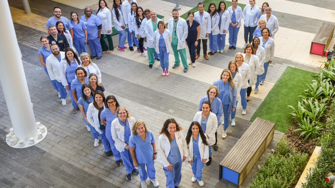 Nurses from Nicklaus Children’s Hospital are pleased to provide support and assistance to the next generation of nurses through the hospital’s Nurse Scholars Program.