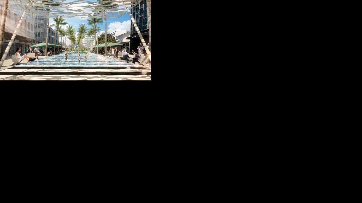 La manzana de 75,000 pies cuadrados adquirida por el magnate español del textil Amancio Ortega se encuentra situada en la zona más deseada de esta transitada calle de Miami Beach.